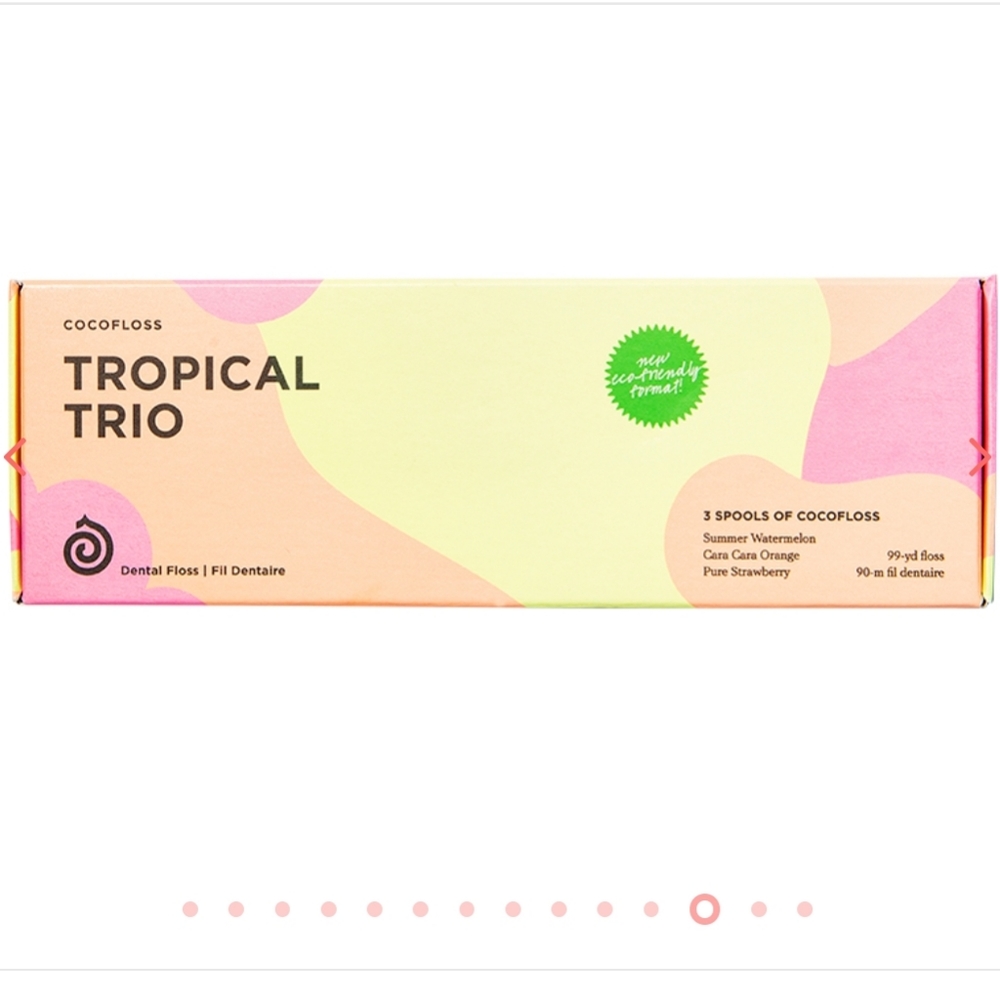 NWT! Cocofloss! Tropical Trio!